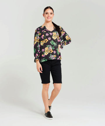 Zafina Charlotte Women's Top - Moonflower